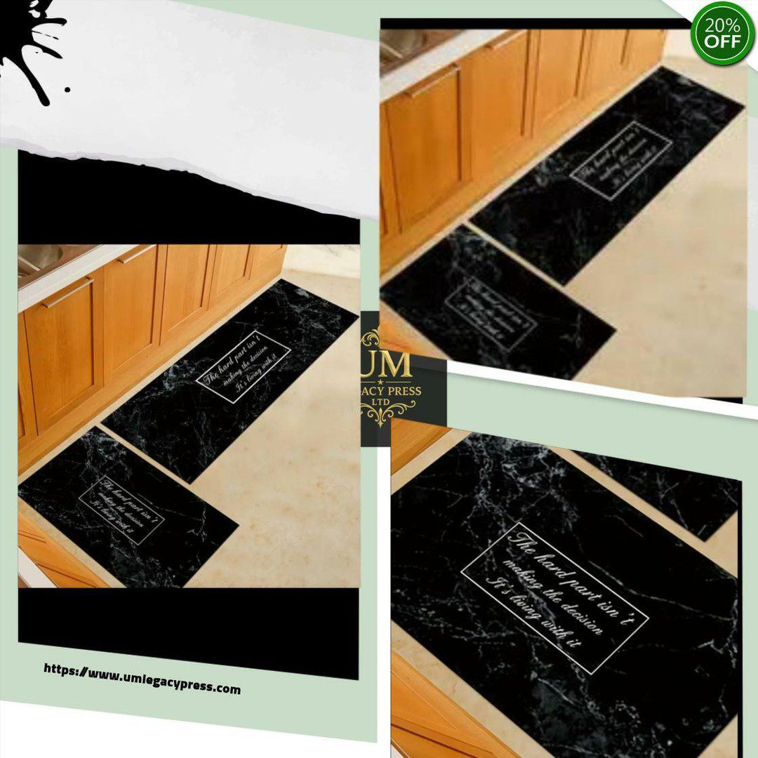 ✨ Just like that moment when your coffee hits just right ☕️, our 2pcs Modern Marble Kitchen Rug is here to elevate your space and mood! 🌟 These non-slip floor mats not only look chic with their stunning marble design but also provide the ultimate comfort underfoot. Perfect for your kitchen or dining area, they seamlessly blend style and function—making every meal prep feel like a stylish affair! 🍽️💖 Grab yours today for just £35.03 and transform your home decor! 🛒 Don't wait—elevate your kitchen game before they're all gone! HomeDecor KitchenStyle InteriorDesign LuxuryLiving FloorMatMagic Shop Now https://www.umlegacypress.com/products/2pcs-modern-marble-kitchen-rug-non-slip-floor-mat 1 ffaf3978038d4e2916c288a06c3c7e76cb1a2a01