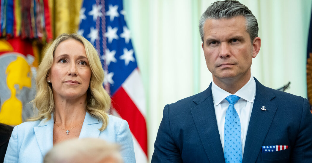 ‘It’s Bonkers’: Jennifer Hegseth’s Hands-On Role in Her Husband’s Pentagon 1 0e885f53e9473e4460d6fc3c87909739ca6cc9207f1f267fe6f3494bd504109f