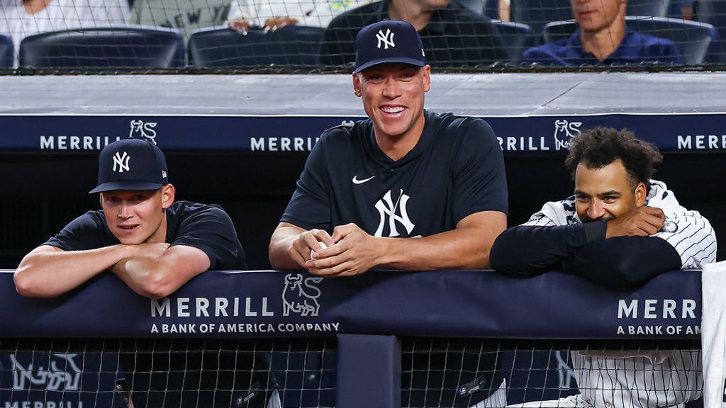 Yanks' Judge plays catch for first time in rehab 1 203119c0bb758b04497990c272bd01dedec9732d0537e7346fcb6ebde7cfac02