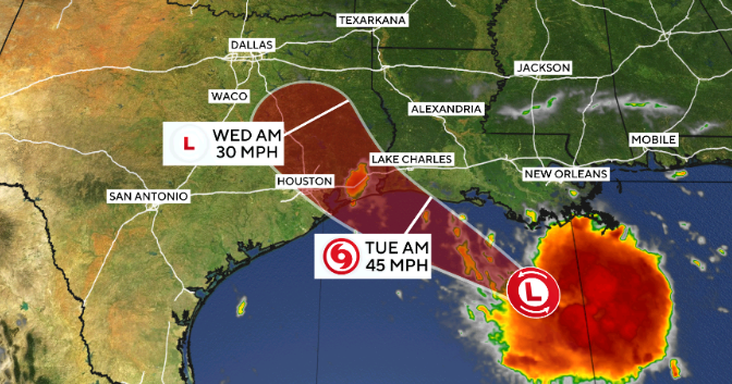 Tropical storm warning issued along Louisiana, Texas coasts 1 32c06cb3b448ba92ded4c32de836a77bfbca8f0460fdb33754d15136aa4786b5