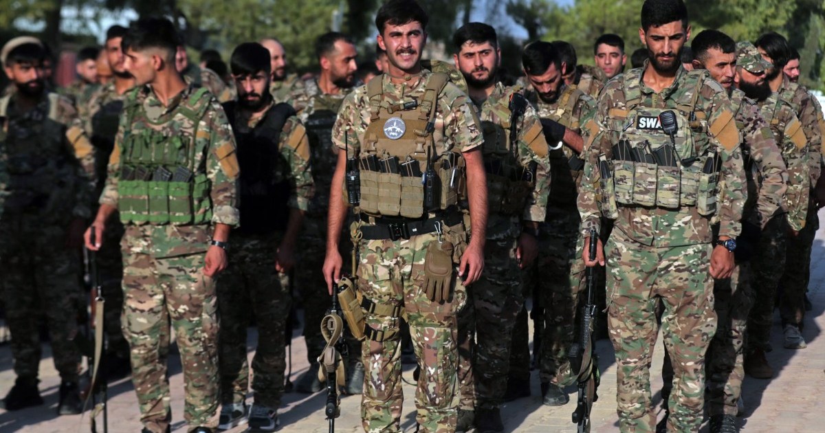 Kurdish-led forces in Syria dissolve after merging with the army 1 55803ea9e145873f7af7000abd1316f6b19bc7ef51e0db2e55a6dff952af8da2