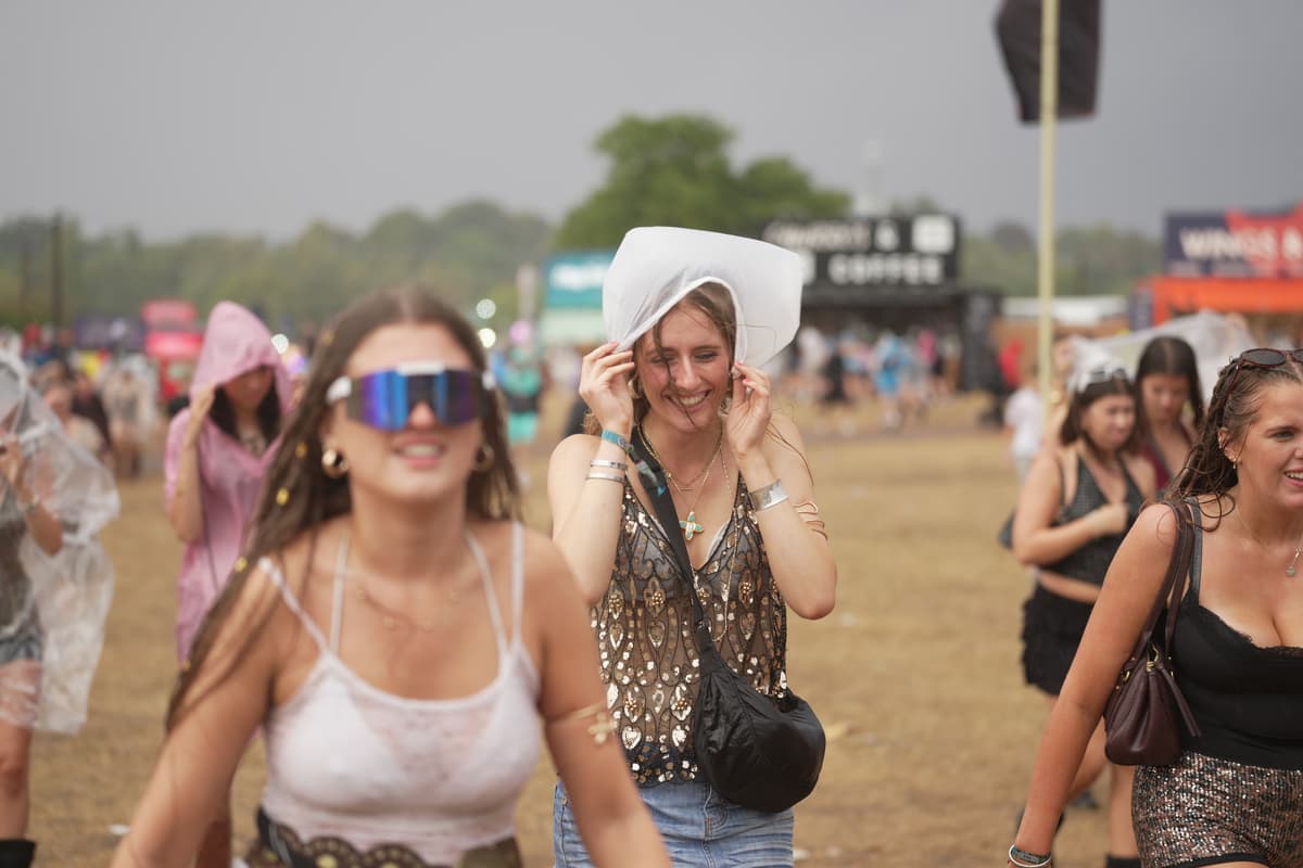 Yellow thunderstorm warning issued as festivalgoers face more wet weather 1 6766f71d32f3fe3246600d9a0ecacd53f6590f8e6066c6c8ba2fe77c357bf59b
