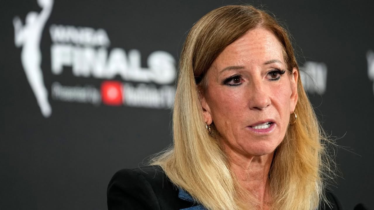 Engelbert: WNBA to continue transgender talks: WNBA Commissioner Cathy Engelbert has sent a memo to teams that addresses ongoing discussions around transgender athletes in women's basketball. #WNBA #TransgenderAthletes #WomensBasketball #CathyEngelbert #SportsEquality 7 Engelbert: WNBA to continue transgender talks: WNBA Commissioner Cathy Engelbert has sent a memo to teams that addresses ongoing discussions around transgender athletes in women’s basketball. #WNBA #TransgenderAthletes #WomensBasketball #CathyEngelbert #SportsEquality
