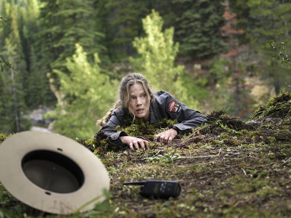 In the wild: Alberta's beautiful vistas helped actress Tracy Spiridakos find the troubled heart of Anna Pigeon: The action is set in Glacier National Park, convincingly played by the wilderness near Bragg Creek #Alberta #TracySpiridakos #AnnaPigeon #GlacierNationalPark #NationalParks 1 92812d302b6133333e56b0954de1be88a31aec73