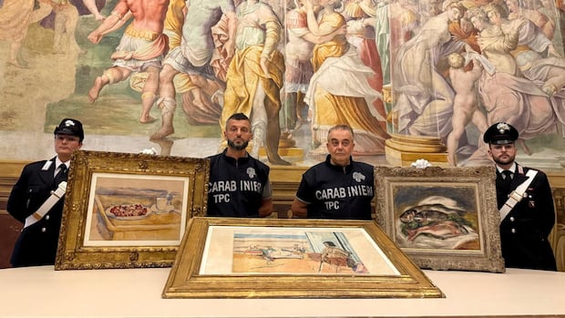 Stolen artworks by Cézanne, Matisse and Renoir recovered by Italian police 1 9ddccd9a3c05b3d3d40e0702eee00f2fa7e4747706f9a6c59800c80b16c3f948