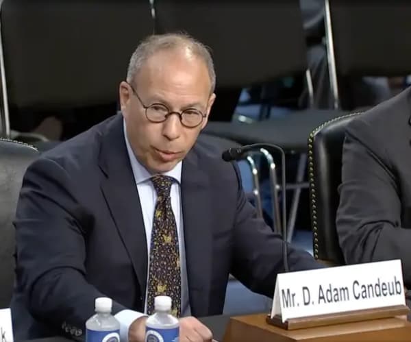 Senators Press Trump DOJ Antitrust Nominee Over Experience, Free Speech: President Donald Trump's nominee to lead the Justice Dept.'s Antitrust Division, Adam Candeub, faced bipartisan scrutiny Wed. during a Senate Judiciary Committee confirmation hearing, with lawmakers questioning his lack of antitrust experience and his FCC role. #Antitrust #Trump #SenateHearing #JusticeDepartment #FCC 1 c83a4d5e3c2eb1b4c156280a73e5cda59508bb5f