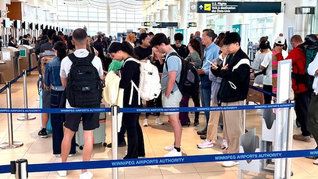 Some Winnipeg travellers struggle to rebook flights as tentative deal halts WestJet strike: The short-lived strike by WestJet's flight attendants has led to big impacts for some people travelling in and out of Winnipeg. #Winnipeg #WestJet #TravelNews #AirlineStrike #FlightRebooking 1 deed4a3bdd42e449f18ac71c66d19da5cf7dd50f