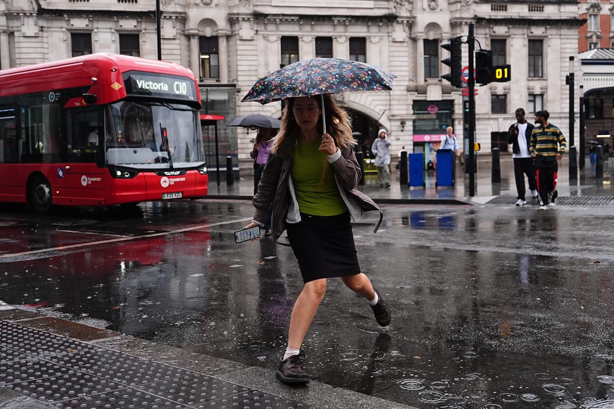 Yellow warning as thunderstorms could cause travel disruption and flooding 1 e49b6ec8f5d5334e63fa492d3f4a11976686e80bf0664655f2162b3417992006