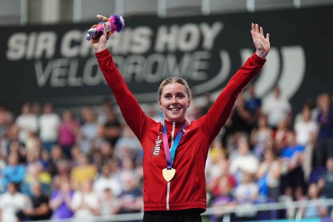 Emma Finucane on brink of history after dominating velodrome on golden day for Wales: Finucane claimed her third gold medal of the 2026 games and can make history on Sunday in the women’s keirin #EmmaFinucane #GoldMedal #CommonwealthGames #Cycling #Velodrome 1 f8d26da2d166c0dff790889a9be8a6c51127708b
