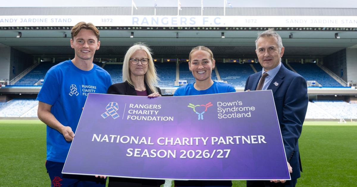 Rangers Charity Foundation backs Down’s Syndrome Scotland with £20,000 pledge 1 013b77f7aef62f56515a343b00af8270cdbf8833e93f2484c50ea0040ca6a3ec