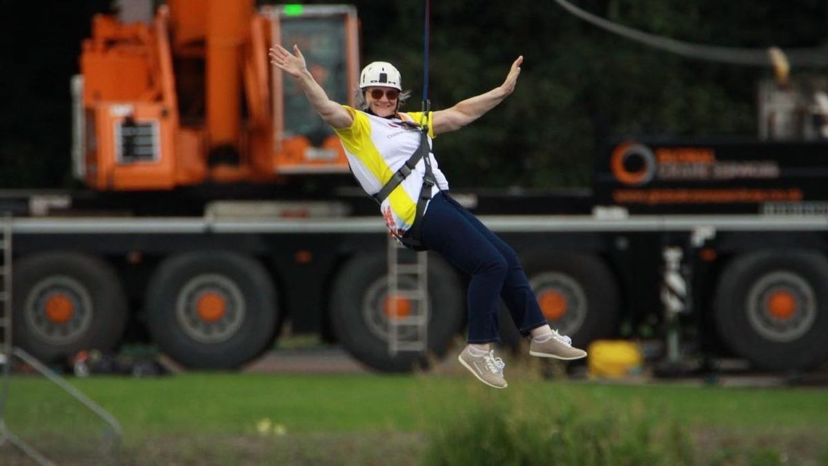 Slimmer celebrates reaching target weight with charity zipline effort 1 0261598e0b5537af17124658f6b252e1ae4bad1847612e8945da32ad2eaf27dc