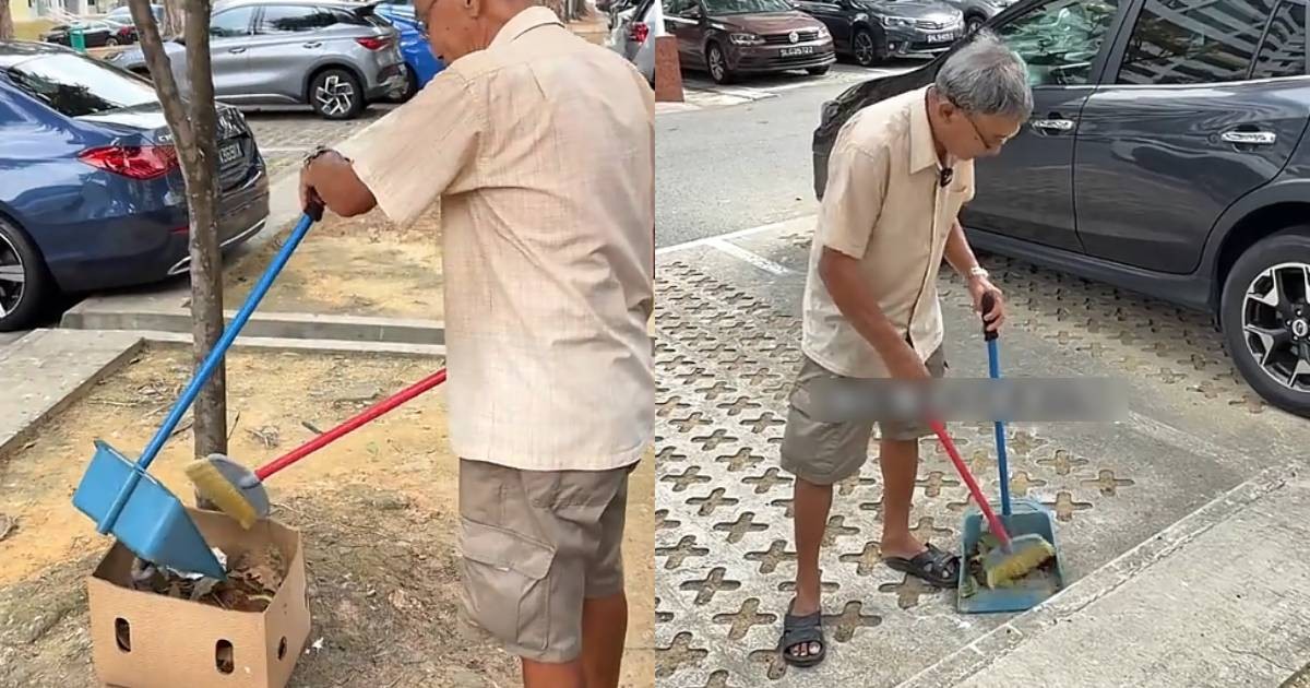 Retired cabby spends 8 years cleaning Ang Mo Kio carpark for free: 'Seeing it clean makes me happy' 1 0a501ac14b57ac77f496414d16afd4e6a0b07cac72b0bd0dbc2c5dd5ef2663df