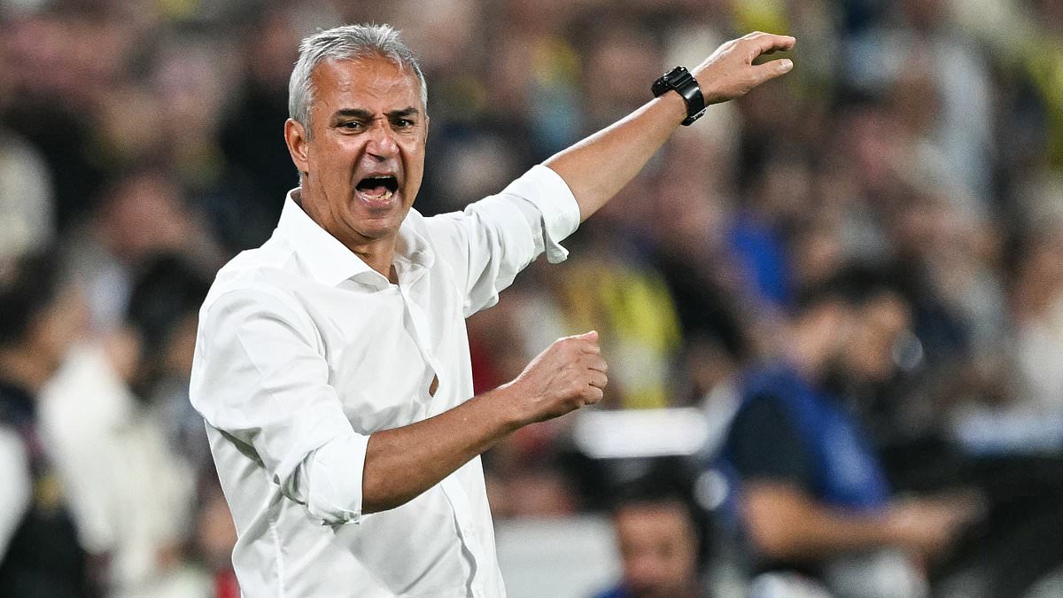 Fenerbahce's night of chaos: Manager QUITS after 1-1 draw against Roma - with angry fan launching a bottle at him from the stands - as stunned English star learns of decision during live interview 1 0bdcdb014f274e85021e1c36450af8b10ce6882d1ce0f44cc9687fa4df864c63