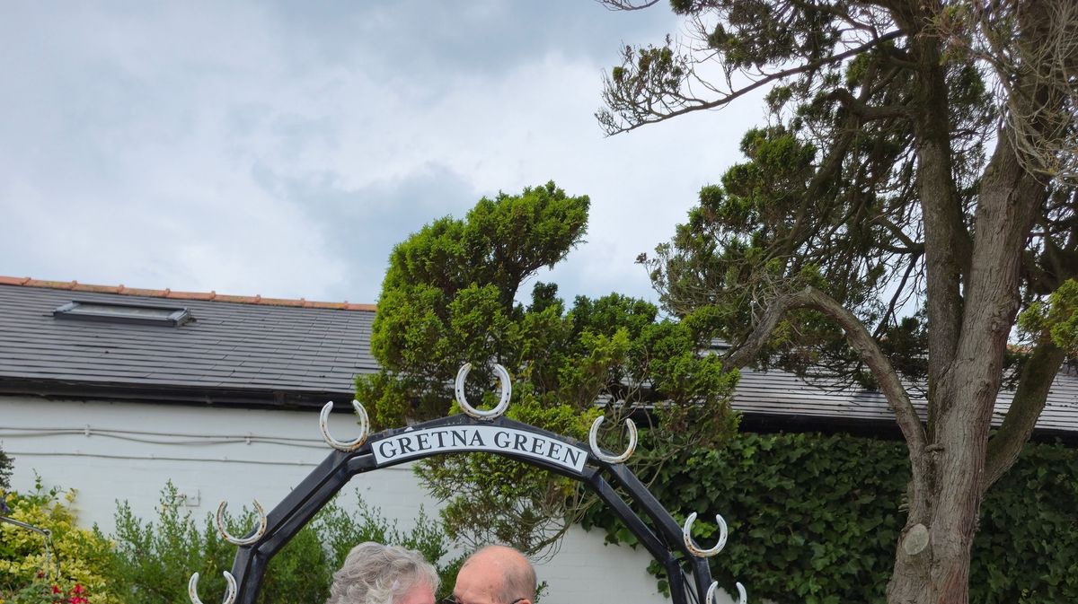 Elderly couple secretly elope to Gretna Green on groom's 97th birthday 1 123a64c06788e246332a800cb1984f5fa3d86006cd16571735d4fc1c5fe1b86f