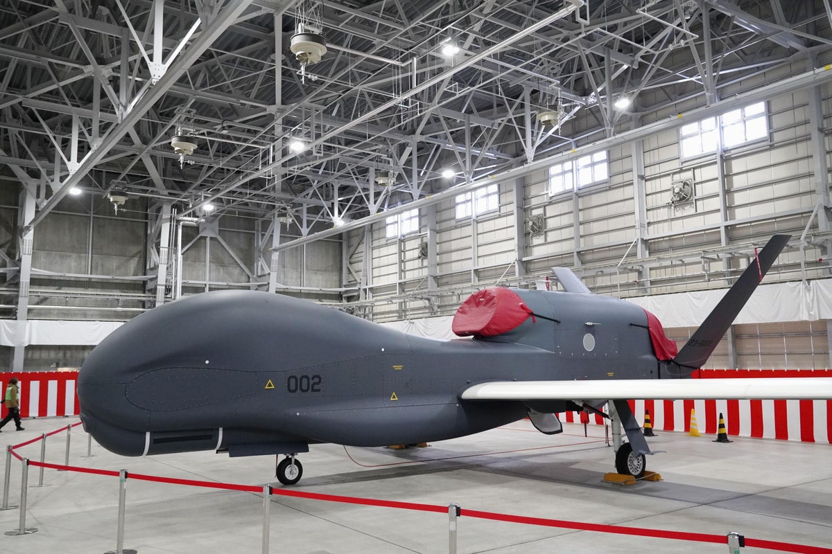 Japan loses contact with a surveillance drone off the country's northwestern coast 1 14968b86f2a85bc917c8ef44262522596ec8b3534f830a60f43d1ba220e6f0e0