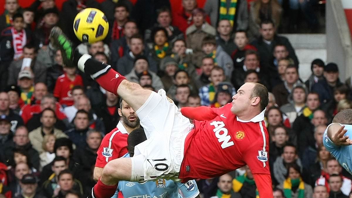 Rooney's overhead kick, Hinchcliffe's bullet header, Balotelli's T-shirt - and Owen's dramatic late winner: The greatest Manchester derby moments in history as Enzo Maresca's side gear up for huge clash at Old Trafford 1 179e5c1a19c9409ce01e4ecb9b9d156203c88478beacc46d298c41f6ebb5bffa