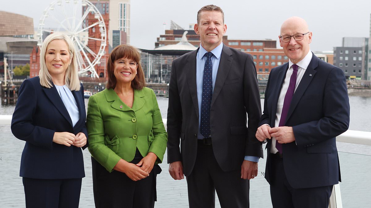 SNP and Plaid do deal with Sinn Fein to push break-up of the UK as leaders meet to demand independence votes after Trump backs united Ireland 1 1c99e976d63344526fba2d12684543871cdf40546bd96e639aa103f8e6fa79a7