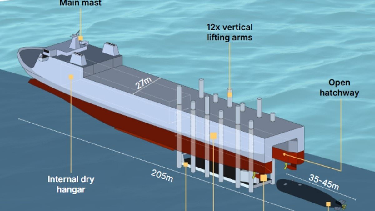China is building 'first-ever mothership capable of launching submarine drones' 1 1e51dcc10658a30a0d4f962b3c46f67d6af0263f09290de248cc249f3280a348