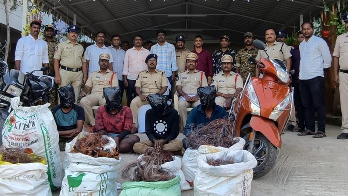 Chittoor police arrest four, recover 280 kg of copper wire stolen from factory near Kuppam 1 22268c3d5e2dc16bd3d98d3857fbfca6b7ff6d427310da4aabab566ea7bd246f