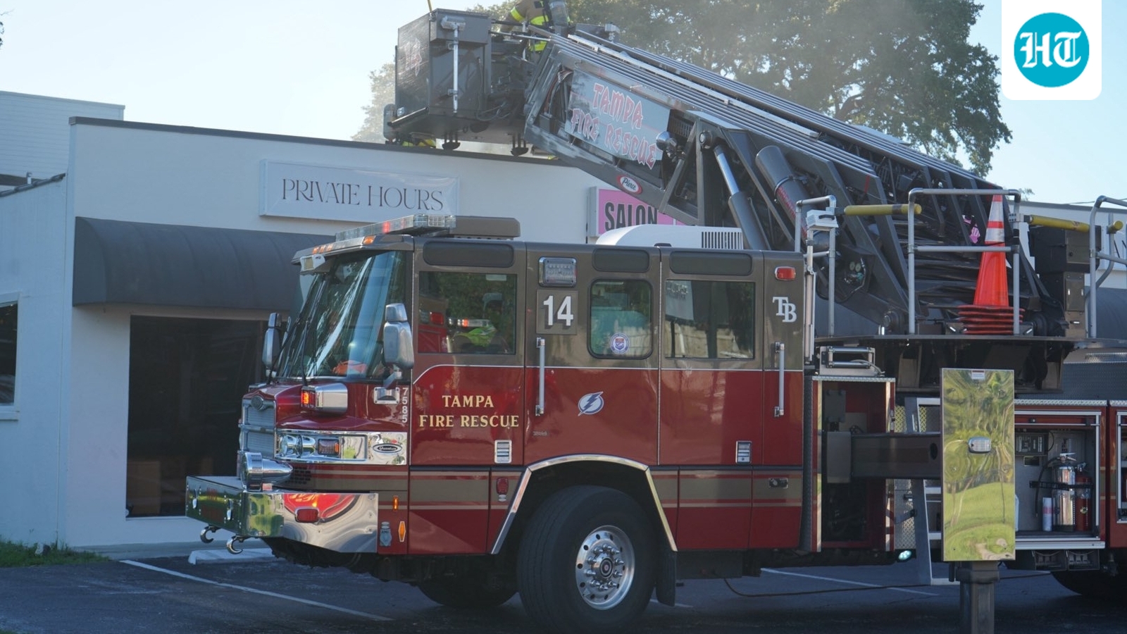 Port Tampa Bay sulfur tank fire: Fire crew on scene with Hazmat team; shelter-in-place at Harbor Island 1 254c69d873f228b93edaafef7e3b2c7b18ade9b6e7b5d05c8956c04ae3f414ac
