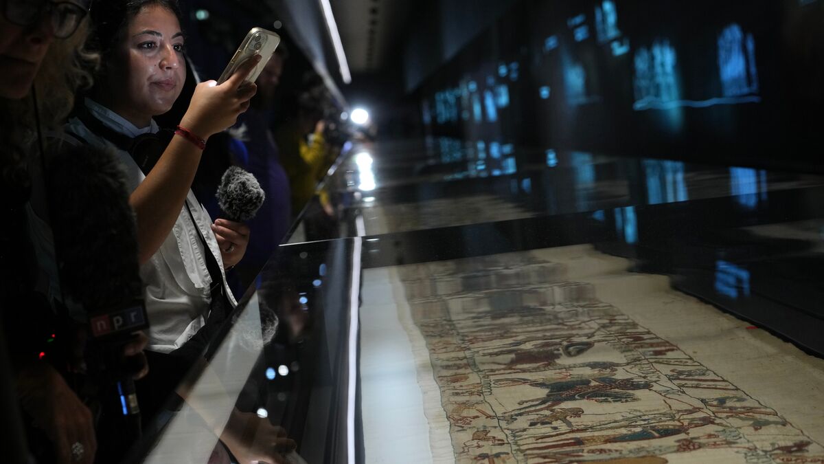 Bayeux Tapestry draws huge crowds in London as British Museum exhibition sells out 1 307d76b74a4f8b26dce41597f528f0de767f3ab00e176960cfa7f732a196e7ff