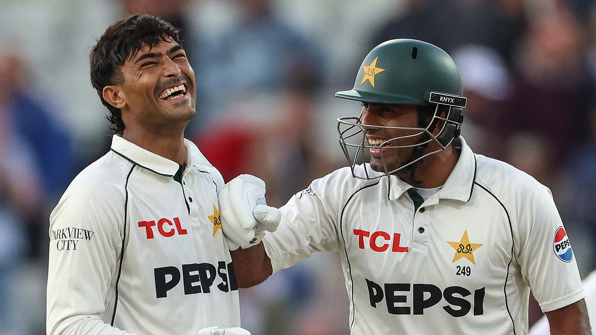 Debutant Razaullah hits sensational knock as Pakistan FINALLY show guts and heart to make England pay for their lack of variety for the first time in the series, writes LAWRENCE BOOTH 1 36034e263c61500370613804c134d868bed0fc9b16988ee419cdbd3cc6a5ef9c