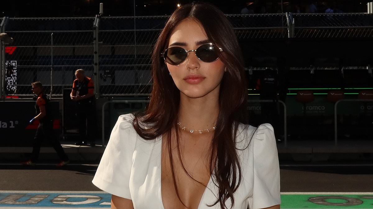 Daughter of F1 legend Juan Pablo Montoya lands Formula 2 driver and BROTHER a fine after breaking obscure rule by wearing revealing dress at the Spanish Grand Prix 1 4321a3a3b8ea8a88b7573303158410dd9a36f4a3f6d982507f4f471b9eec89e2