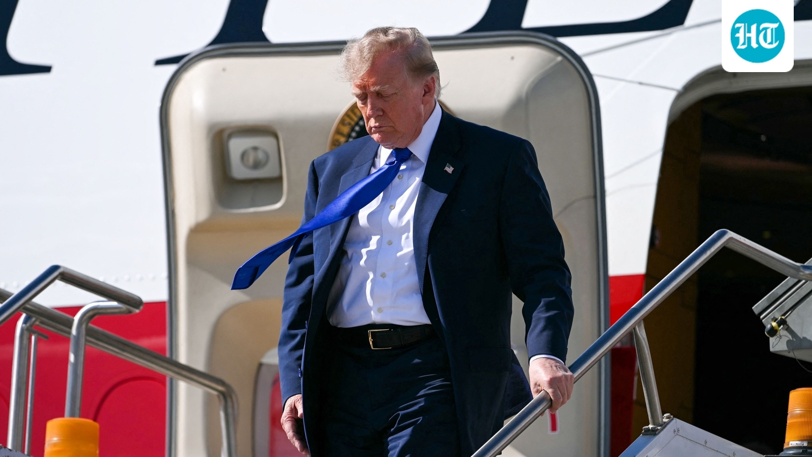 Trump's Qatari Air Force One delayed in US after evacuation slide deployed, he answers if its ‘safe to fly’ 1 482b1f8808996322e684da814b843ec787008960db8d1ec6d308c9d524844fac