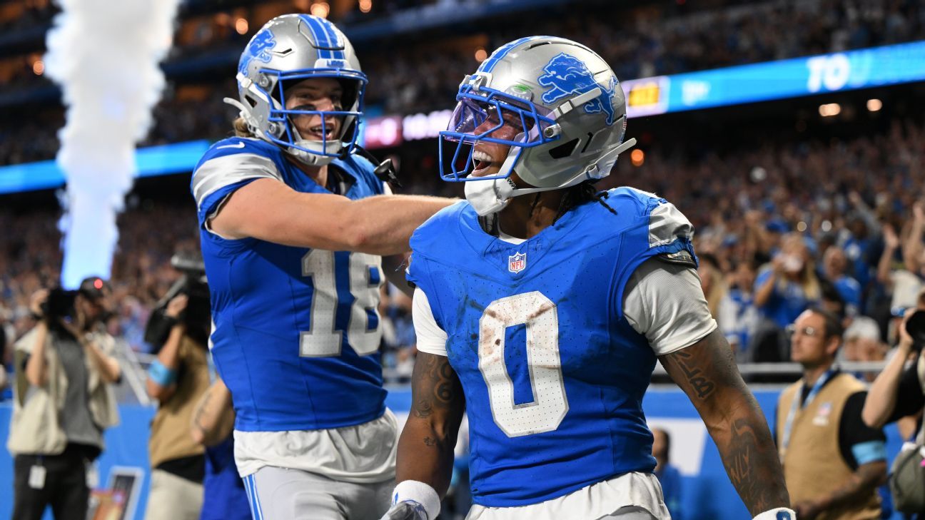 What to know from Sunday's Week 3 games: Big day for Jahmyr Gibbs, plus concern for Drake Maye 1 4a26357c43ee856aef0b675d6568b28573abba5495cf0891a39e4dda42cbb0b1