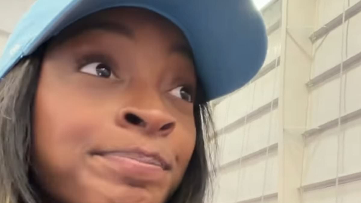 Simone Biles teases bombshell return to gymnastics as she practices flips... two years out from LA Olympics 1 4a7a6479c80027cd96bd62caf35144b309cc139c983bb624a01596ad103a9313