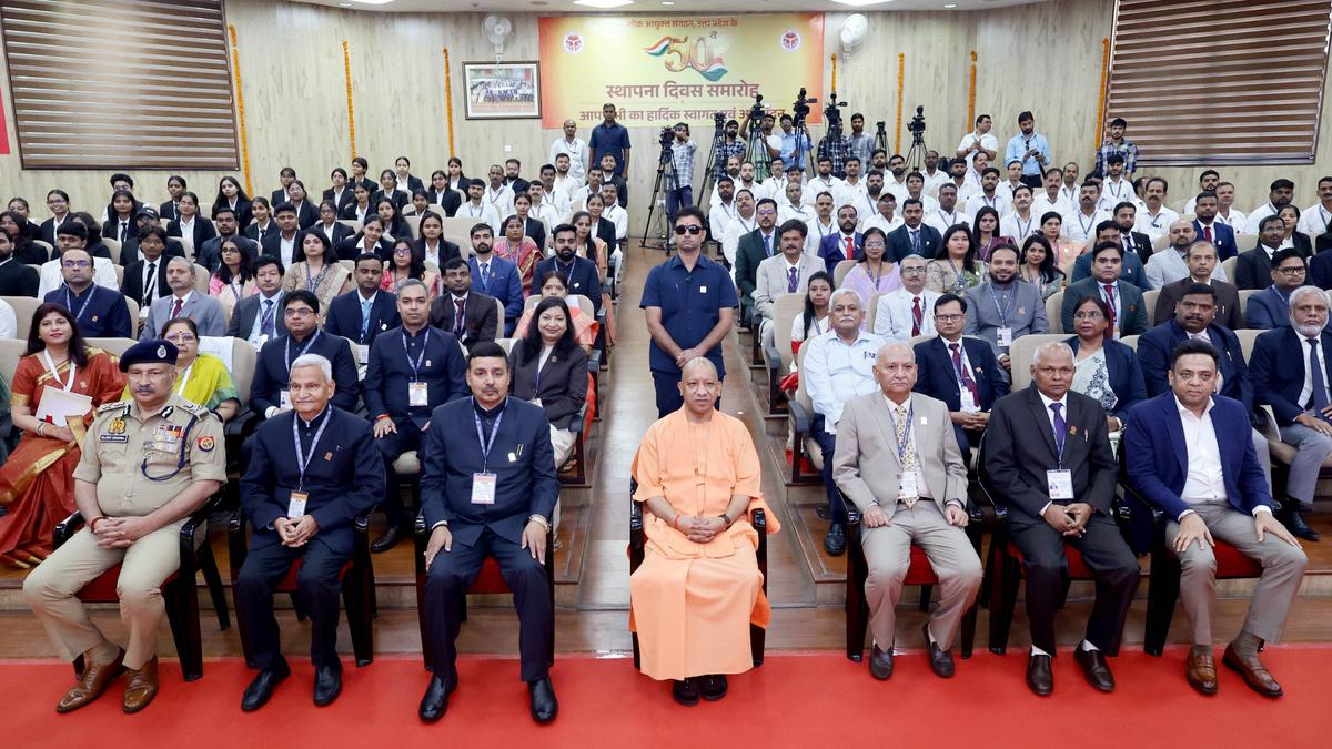 Chief Minister Yogi Adityanath attends the 50th Foundation Day ceremony of the Lok Ayukta Organisation 1 5b9440f6336e4b33319b3ed30e264ad0ca2406ea0fd6ab1f52dadeb04f99d339