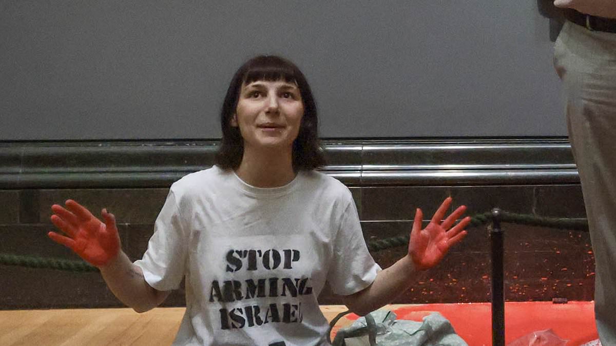 Pro-Palestine activists found guilty of criminal damage after targeting Picasso masterpiece 'Motherhood' in National Gallery and hurling red paint on floor are spared jail 1 5f6c4f326e051f8333ba6ff45a57f090c43ede243f2937acca37bf6fe8f93e70