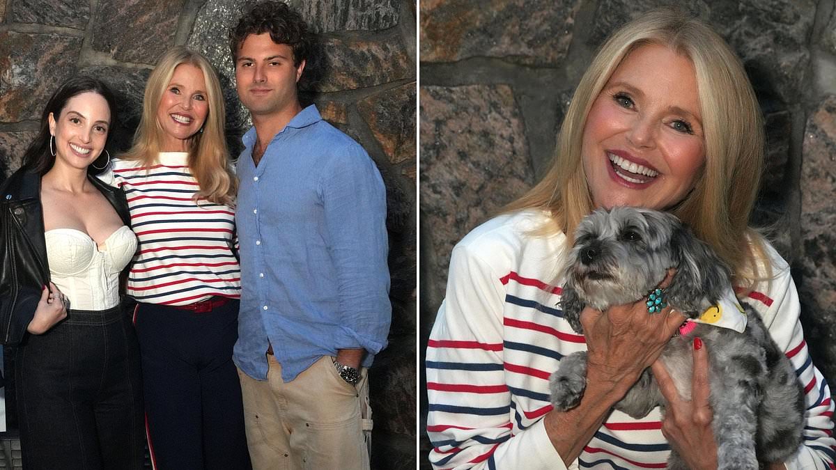 Age-defying Christie Brinkley, 72, poses with her two oldest children at screening of her new movie... and looks more like their SIBLING than their mother 1 818cd412d0b792e4ac569361d8c359b0da20e424bb3b96434f2265fdc40af839