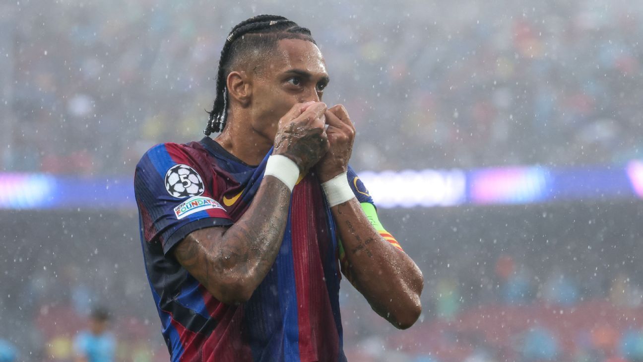 Leading the line and leading by example, Raphinha is central to Barca's hot start 1 90b2b4624fbfa45c28dd0ded27dcfb7c1bbed7778f2e80afddf1ada9d438fa90