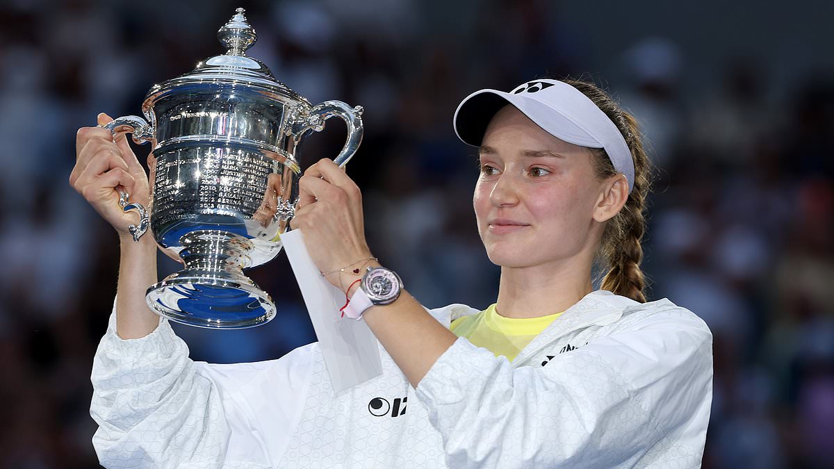 Elena Rybakina WINS the US Open: New world No1 dethrones racquet-smashing Aryna Sabalenka in electric three-set battle in New York 1 9e701ef89f710377d53d51552e34eb6cf8ccfc5817d7221da5de5bb4f76af284
