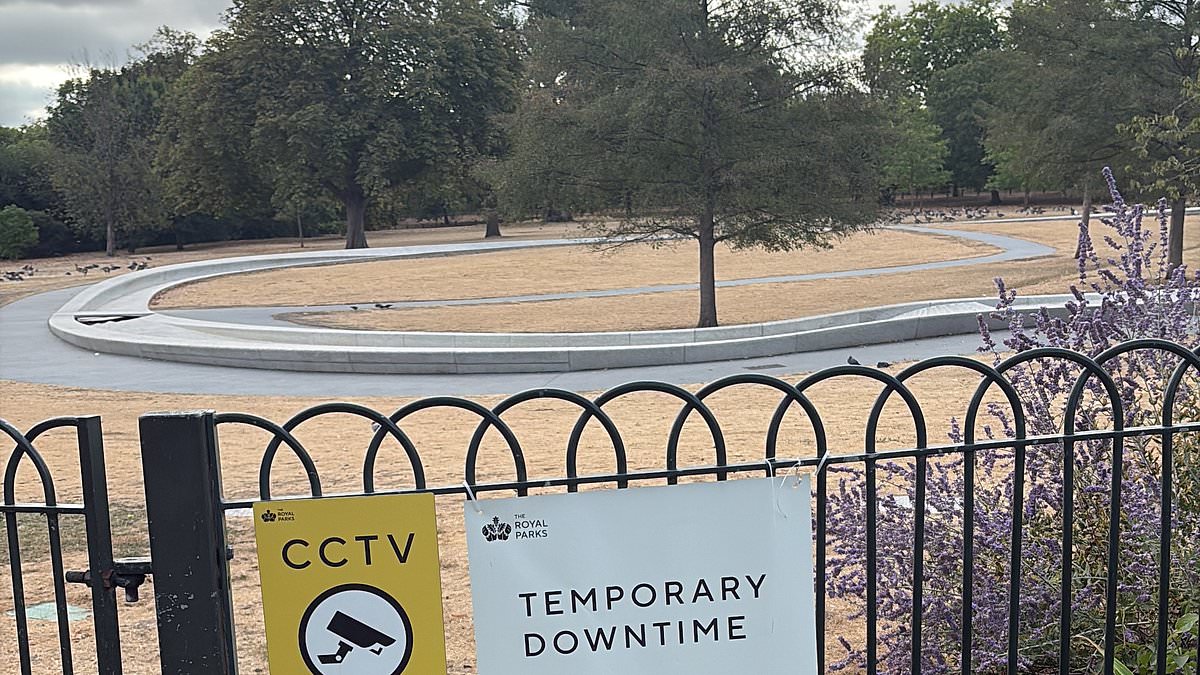 Diana Memorial Fountain shuts for whole summer due to series of faults - after £5.2million feature was beset by problems in its opening months 1 a40180541d532ffa92b2b3a0342070aabd24397da67d71408a1510d81e06230d