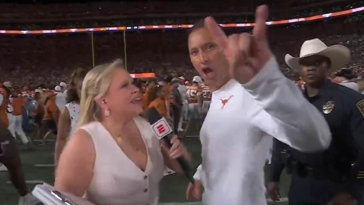 Texas reveals real reason for coach Steve Sarkisian's 'classless' response to reporter... after ESPN's chaotic coverage of college showdown 1 aa9a90db1b8e8373ed3215d6d429c7e12efdf29c5e5126b9acdd629a340fa608
