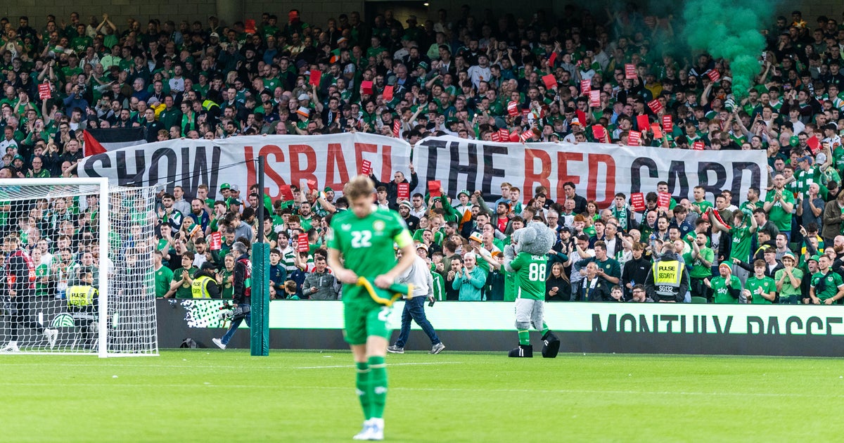 Irish athletes urge men's soccer team to boycott matches against Israel 1 b0d618b3a361044e2f8f8adf8c6a253ff66fb9b6f3683fffb43d94fdcd7a7b78