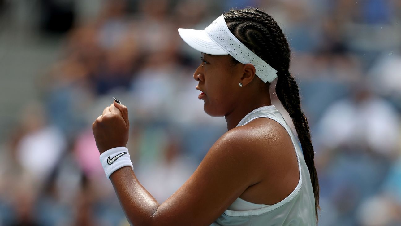 Osaka overcomes lapse to advance at US Open 1 b4b01ee8e2f7564afe2714b7909c53f60ff0f5583480789438ceeb7d9cd8d16b
