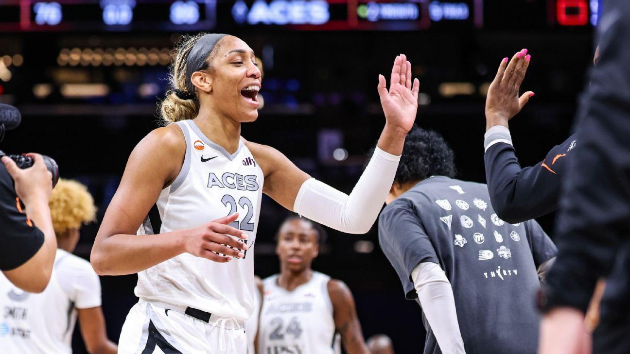 Wilson wins 3rd straight AP WNBA Player of the Year; Reese top defender 1 b4fcbabc0193f6cba0bb03b7f1dbae810cea50551b5bc6ecd2093661b9cb7ab8