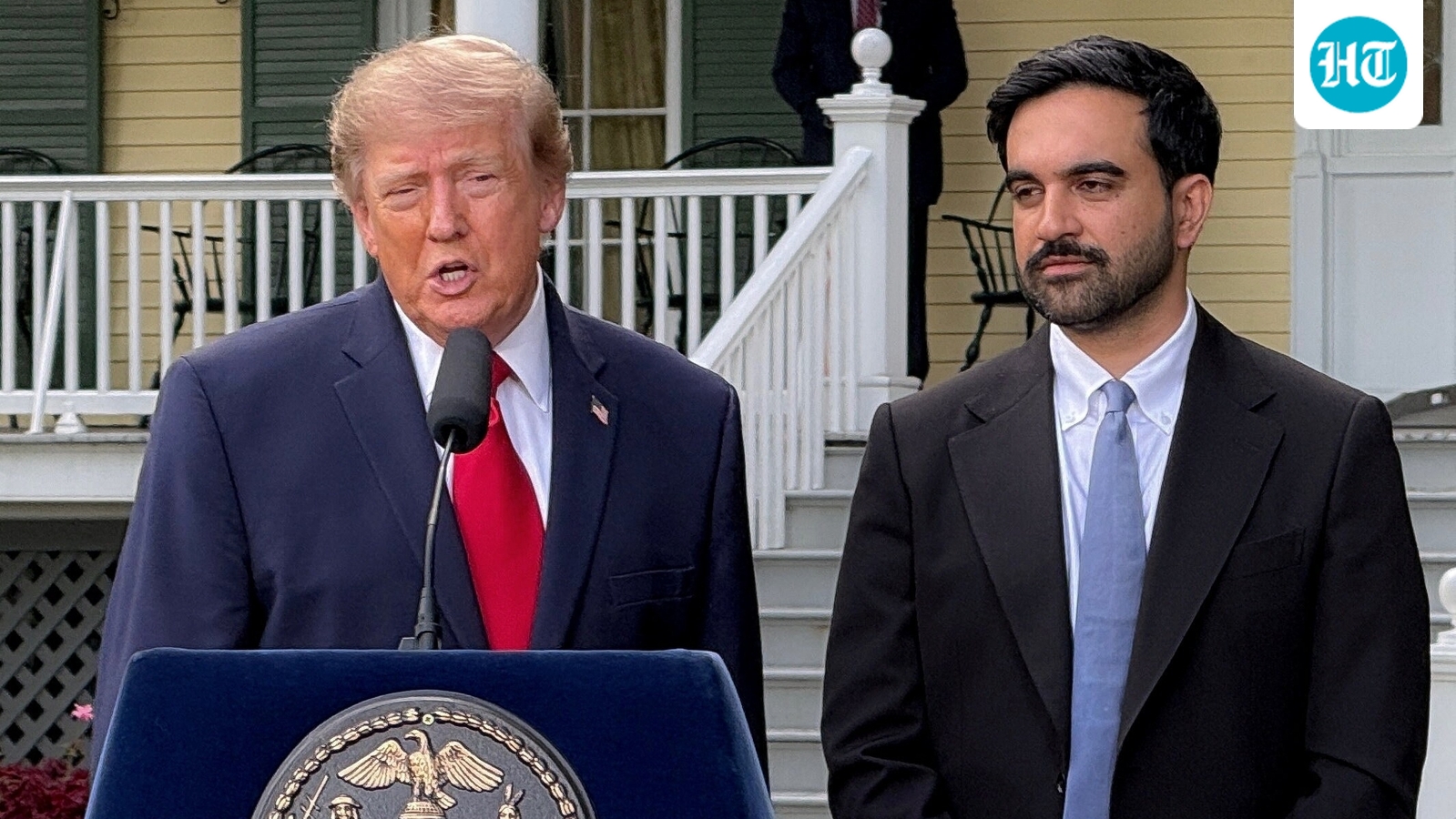 Mamdani appears stone-faced as Trump praises his 'great potential': 'Visibly flustered' 1 c36b6bb32d0de90d840262e5fddc98e0002295d754dcc4b975817d27a6fa60ea