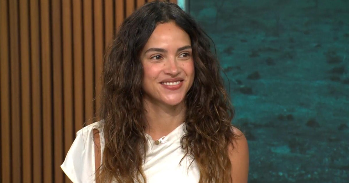 Adria Arjona says she "liked the messiness" of her "Onslaught" character 1 c4e97bb9f5db6fd6c7c0468b5568bc2e2a95737a8c62279a6b35b02f95d025c6