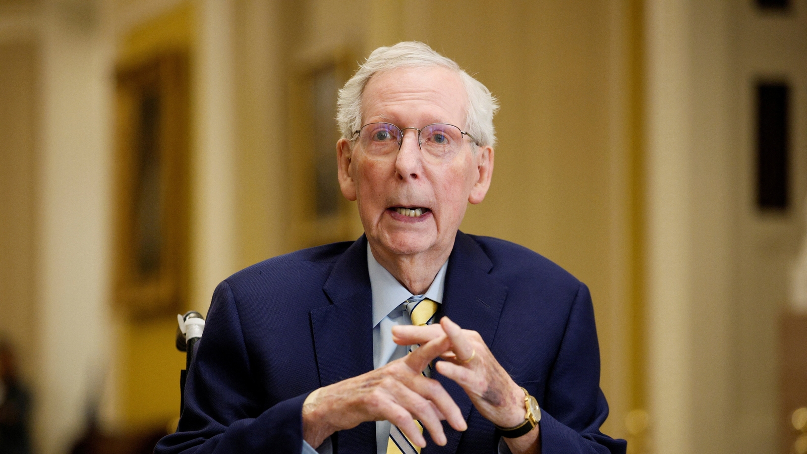 Mitch McConnell makes first public appearance in nearly 3 months, seen leaving DC home in a wheelchair 1 c4f0822e4b0ca5e4d2532c848ecf452dbf972ea74f8e605119a010a3fc0a814b