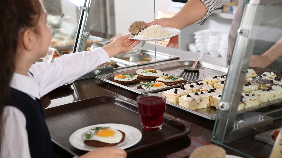 Parents accuse school of 'using' children as young as nine to plug gap in staffing levels by turning them into 'Mrs Mops' to clean up dining room 1 ce87996bea2c2e6993314f14160d33c85feeba78b9f2e184cd7aae7220067c53