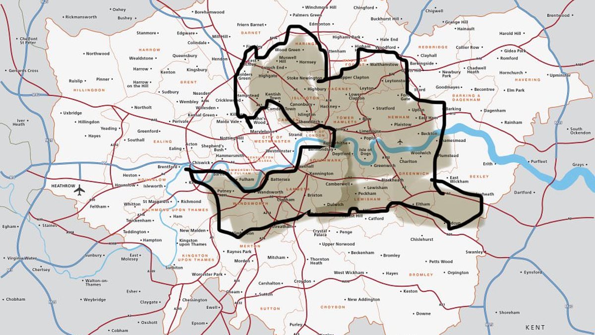 Forget the 'London banana', it's all about the 'squirrel'! New map reignites debate over the best places to live in the capital 1 da4b3be172308331a3fd327cb0656500909071825728469e7b84b311f59f1f12