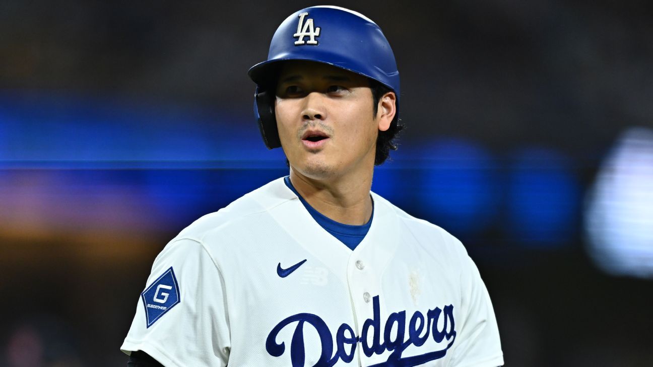 Ohtani (biceps, neck) out of Dodgers' lineup again 1 e669161b304615bdc3d1a65b827c8d03721d7a8603e3624faaede0375ee1779d