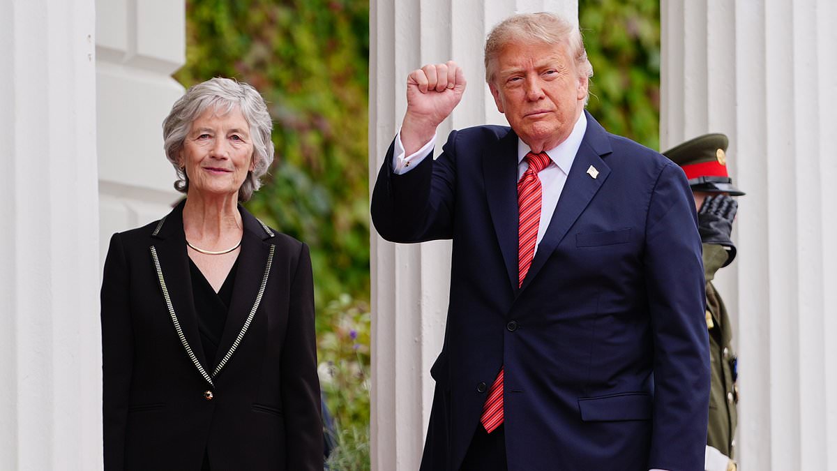 BIZARRE phrase that Trump used when he first dropped united Ireland bombshell on Catherine Connolly at Aras meeting - as senior aides reveal REAL reason 'hurt' US president decided to bring up thorny issue of Irish unity 1 f7a8ac42a75d41f8151706f68335bc0900edfa816f067d6cd1c678c477bc1ac7