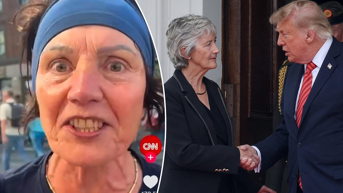 As President Connolly was shaking hands with Donald Trump just a few miles away in the Áras, her sister was filmed unleashing this astonishing rant on US television 1 fd77d5c2474790ab398157f4cf4b6797e1c1b60e968de627bd01a1d9035811c8