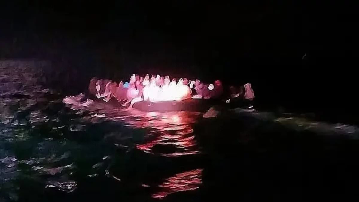 Five French rescue boats and two helicopters helped 140 migrant mega-dinghy make 70 mile trip to Britain from Normandy - amid fears boats will now start landing across south coast 1 fed95d0d4e40d69b13e387e0ad56e9f4333aef57ae890c41ddb7bbd0d71b2227