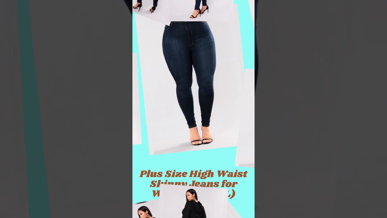 Plus Size High Waist Skinny Jeans for Women (L-5XL) 1 maxresdefault 102